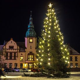 Christmas tree in the square by Martijn Tilroe