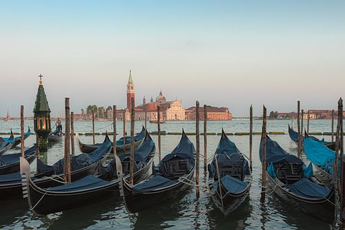 Gondolas and San Giorgio Maggiore
