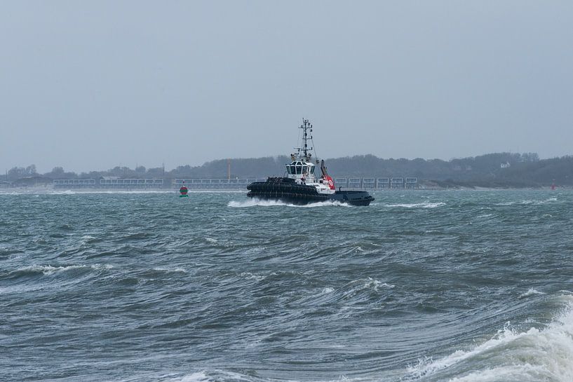 Ein großer, robuster Schlepper von scheepskijkerhavenfotografie