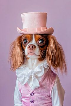 Engelse Toy Spaniel van Poster Art Shop