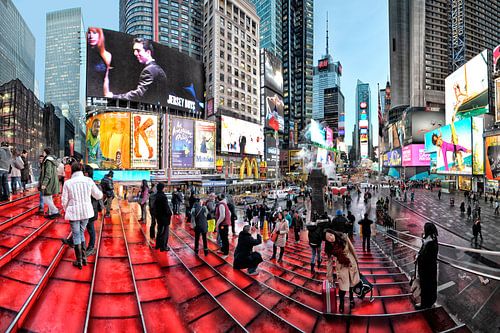 New York Times Square sur Michel Groen