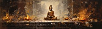 Transformation | Buddha-Gemälde von ARTEO Gemälde