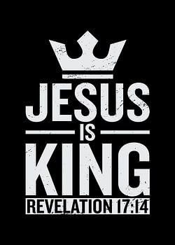 Jesus ist König Offenbarungsposter