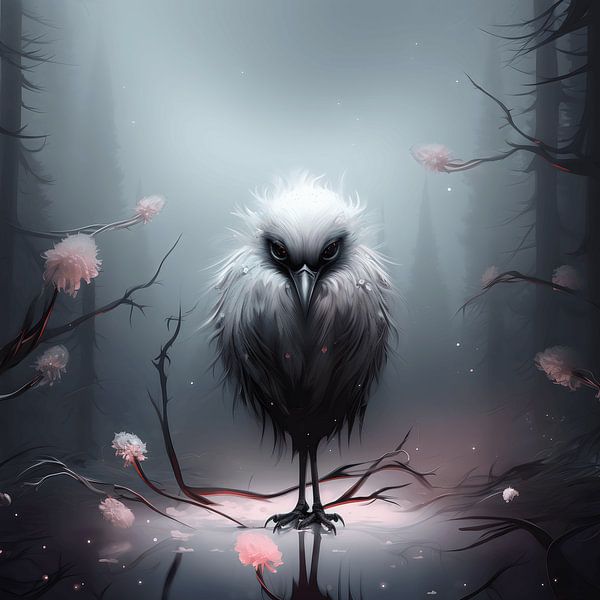 Strange bird art by Karina Brouwer