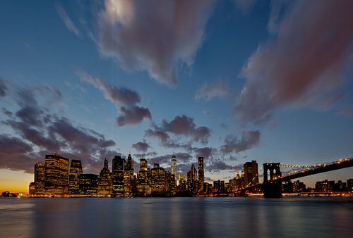 New York Brooklyn Bridge Manhattan by Carina Buchspies