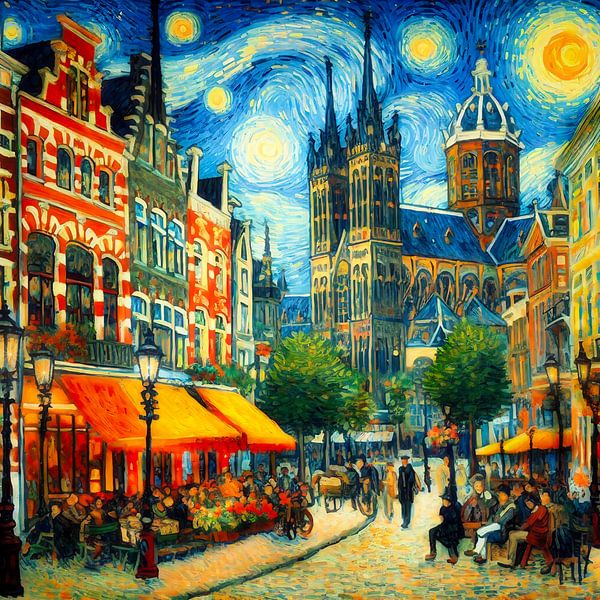 Amsterdam terrace by Digital Art Nederland