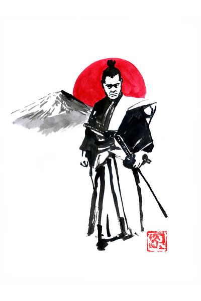 red sun by Péchane Sumie