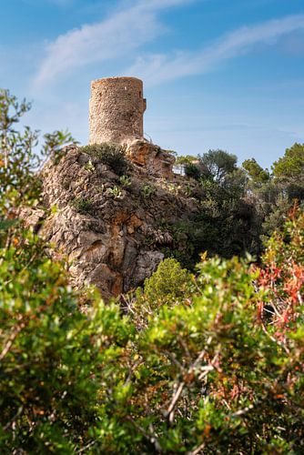 Torre del Verger uitkijktoren bij Banyalbufar, Mallorca.