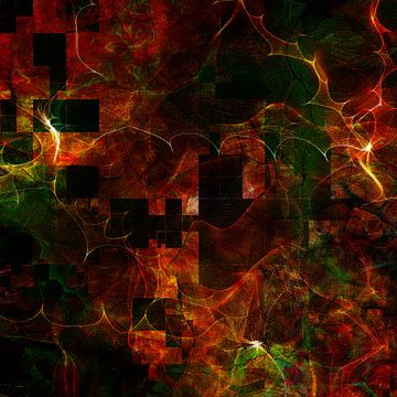 Firewater 02 - abstrakte digitale Komposition von Nelson Guerreiro