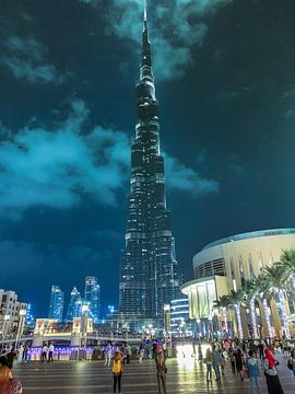 La Burj Khalifa de nuit sur MADK