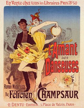 Jules Chéret - L'amant Des Danseuses (1896) van Peter Balan