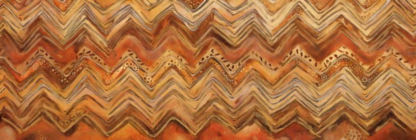 Earth Chevron Pattern by Whale & Sons