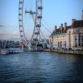 Londen | London Eye aan de Theems | Architectuur | Reisfotografie van Diana van Neck Photography