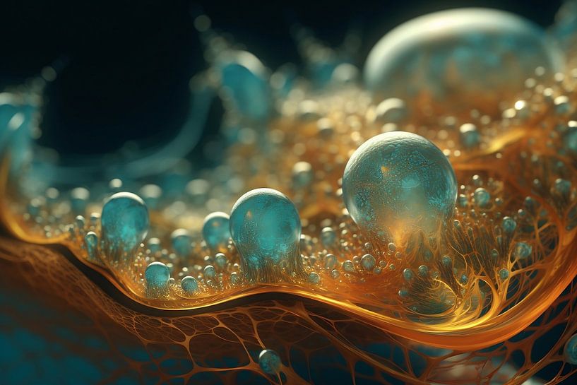 Universe Abstract (3) - Geburt der Galaxie A von Ralf van de Sand