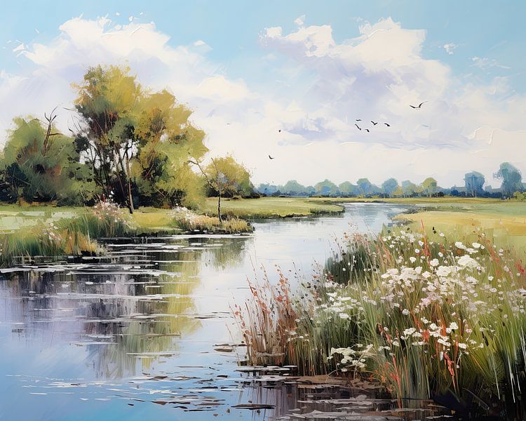 Landschaft | Landschaft von ARTEO Gemälde