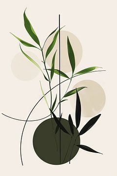 Minimalistische planten van Poster Art Shop