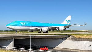 KLM Boeing 747-400 Stadt Johannesburg.
