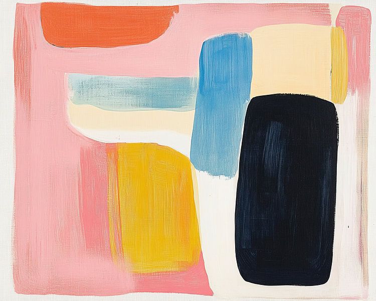 Pastel Contrast van De Mooiste Kunst