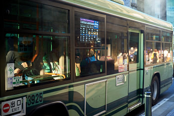 City bus, Kyoto.