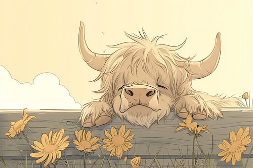 Scottish Highlander in Dreamland