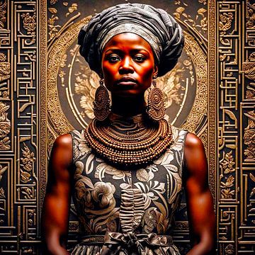 Nina het Afrikaanse meisje. ( 1 ) van Ineke de Rijk