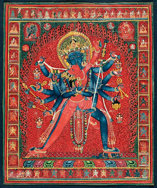 Chakrasamvara und Gefährtin Vajravarahi von Meisterhafte Meister