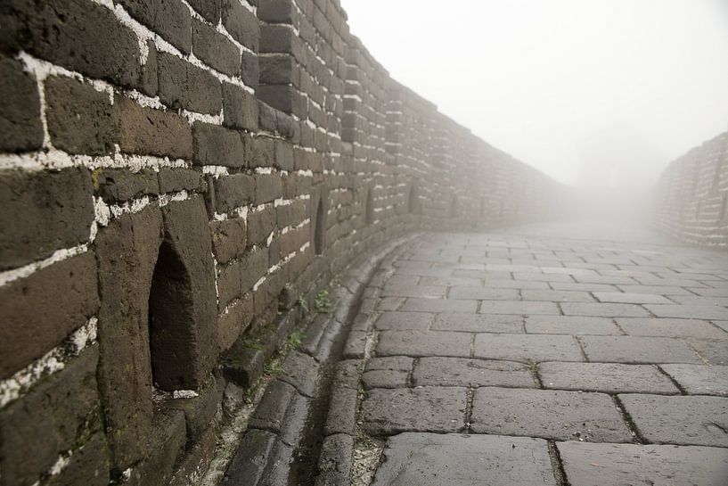 Brouillard sur la muraille de Chine par Cindy Mulder