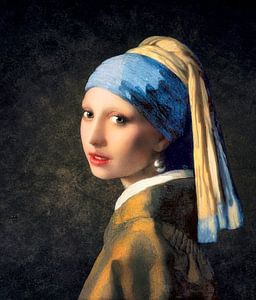 Modernes Mädchen mit der Perle