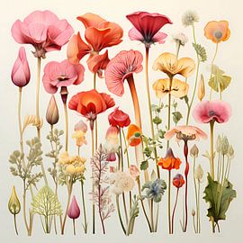 Wildblumen und Pilze von haroulita