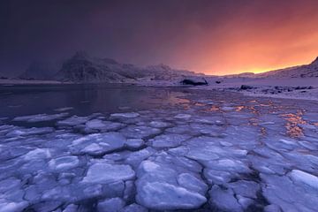 The ice fjord by Sven Broeckx