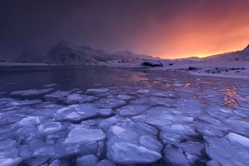 Le fjord de glace par Sven Broeckx