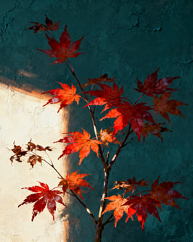 The last maple leaves