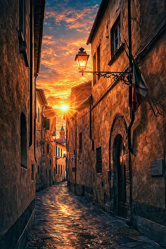 Zonsondergang @ Pistoia
