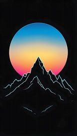 Synthwave-Gipfel von Artistic