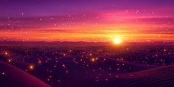 Desert Glow - Het magische licht van de woestijn van by Renzo