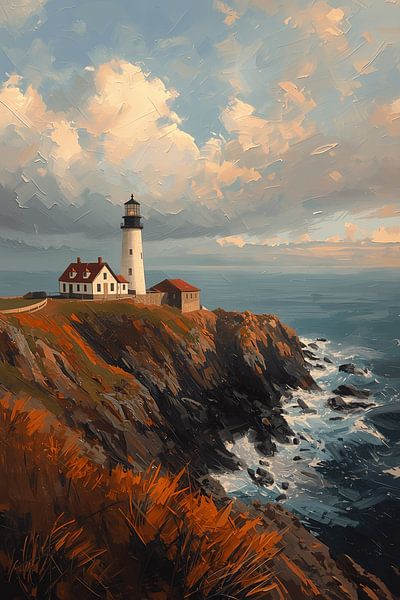 Wächter über dem stürmischen Meer von Dante S