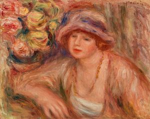 Anlehnende Frau, Renoir (1918)