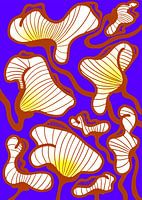 African flowers in the wind