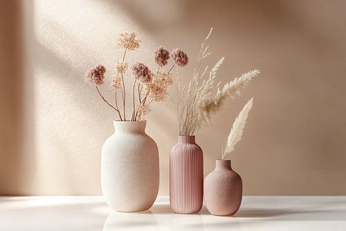 Dried Flowers in Pink Shades iii