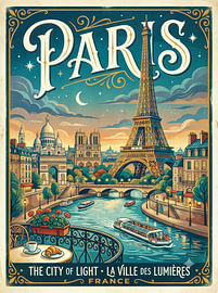 Paris – City of Light by Jutta Maria Pusl