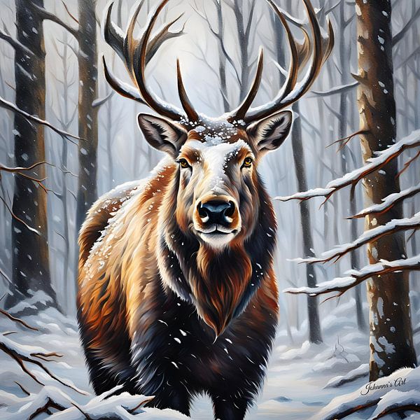 Wildlife - Portrait of a Mammal (1) by Johannas Art Creations