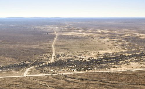 Zonnig landschap in Namibië