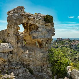 Grillige rotsformaties, Les Baux-de-Provence, Provence Vaucluse, Frankrijk, van Rene van der Meer