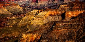 Panorama bunte Felsen im Grand Canyon USA