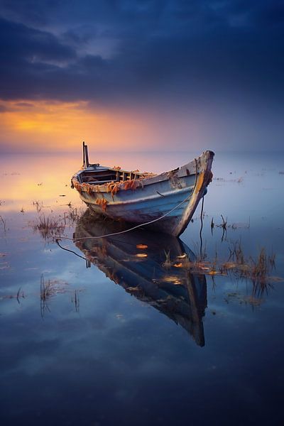 Bateau romantique par fernlichtsicht