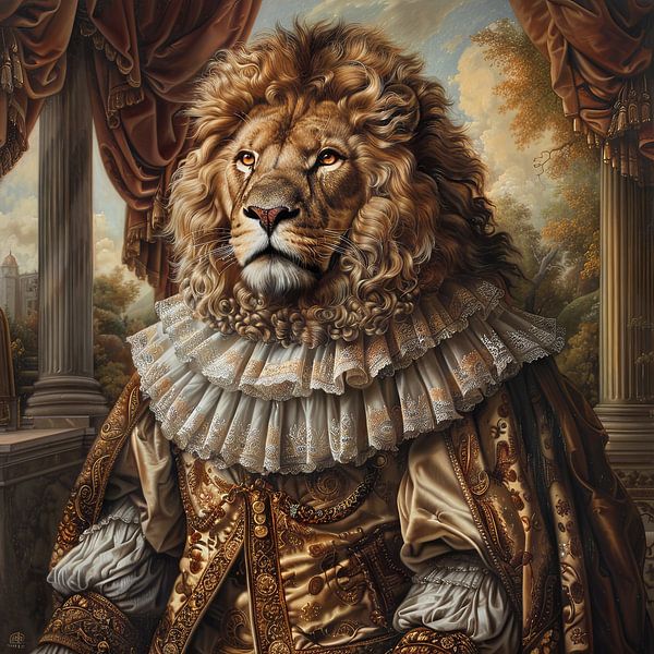 Royal lion by Poster Art Shop