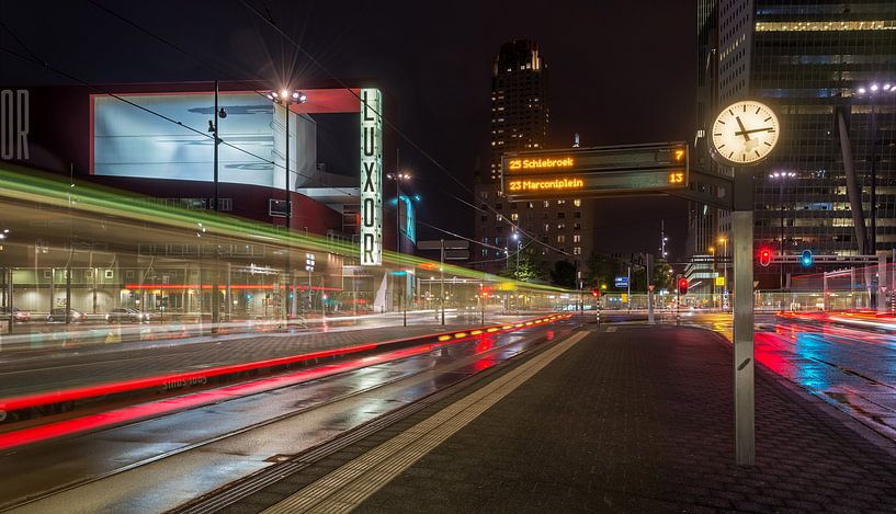 Metro station met het Luxor theater - Rotterdam von Paul De Kinder