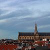 Panorama met Grote Kerk in Haarlem van Arjen Schippers