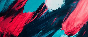 Colour explosion on canvas by Poster Art Shop