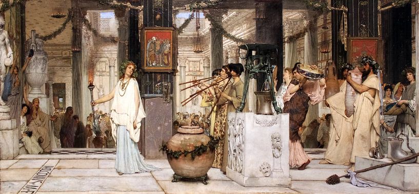 Lawrence Alma Tadema. Oogstfeest van 1000 Schilderijen